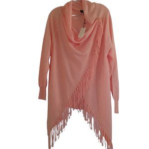 Love Tree Poncho sweater Size M